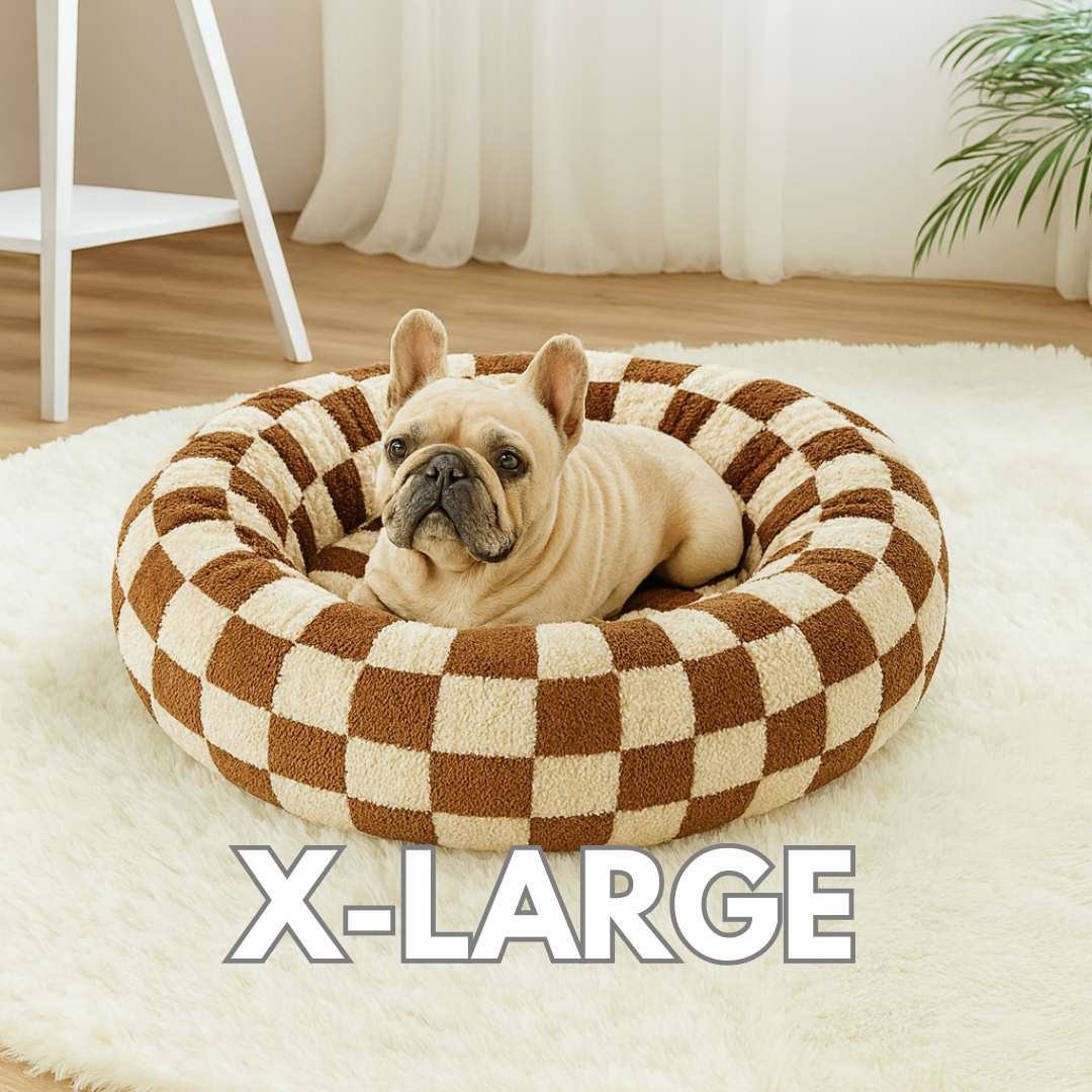 Cozy Calming Donut Pet Bed