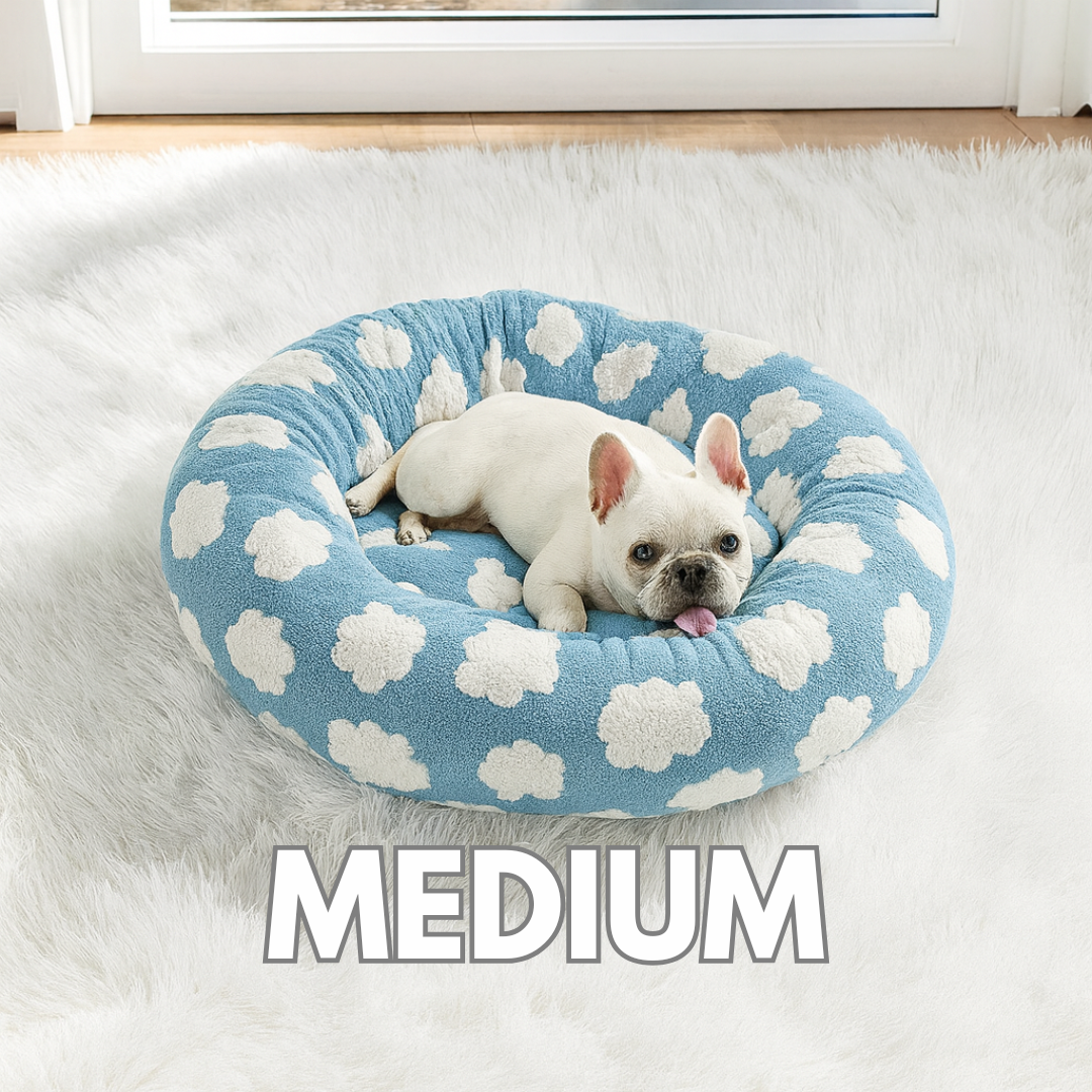 Cozy Calming Donut Pet Bed