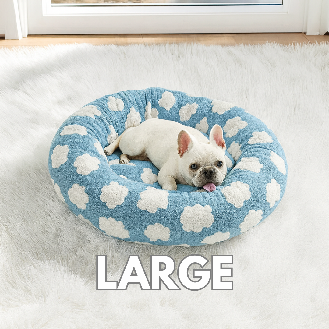 Cozy Calming Donut Pet Bed