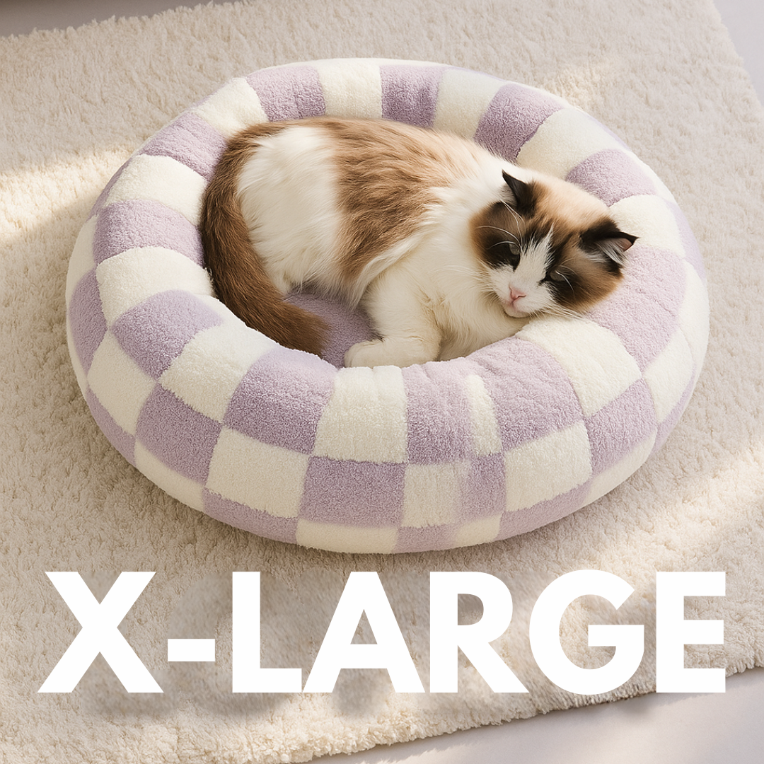 Cozy Calming Donut Pet Bed