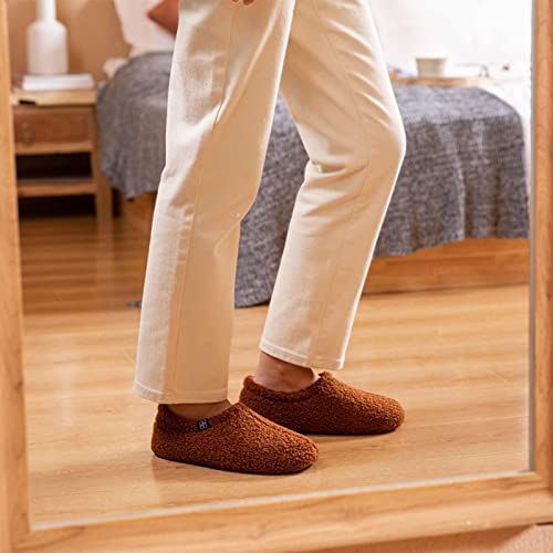 Curly Faux Fur Memory Foam Slippers