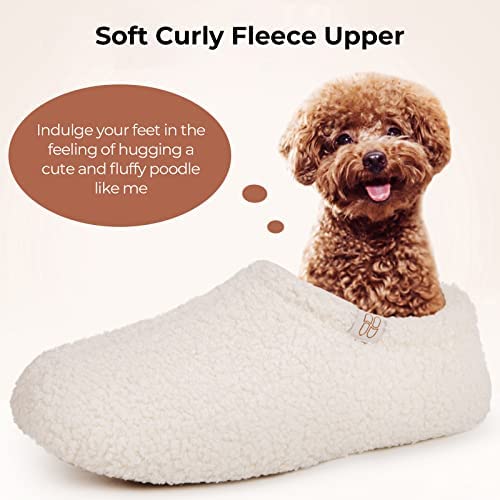 Curly Faux Fur Memory Foam Slippers