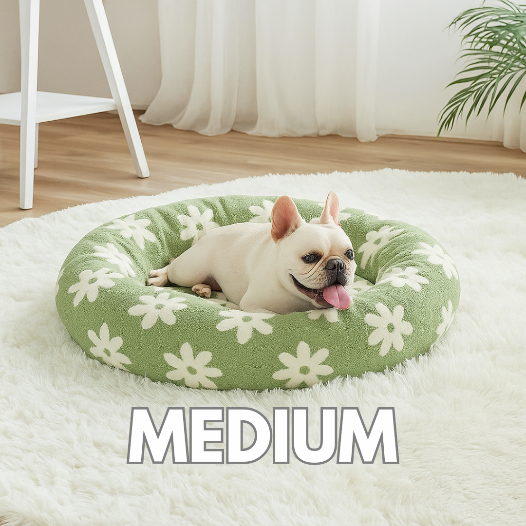 Cozy Calming Donut Pet Bed