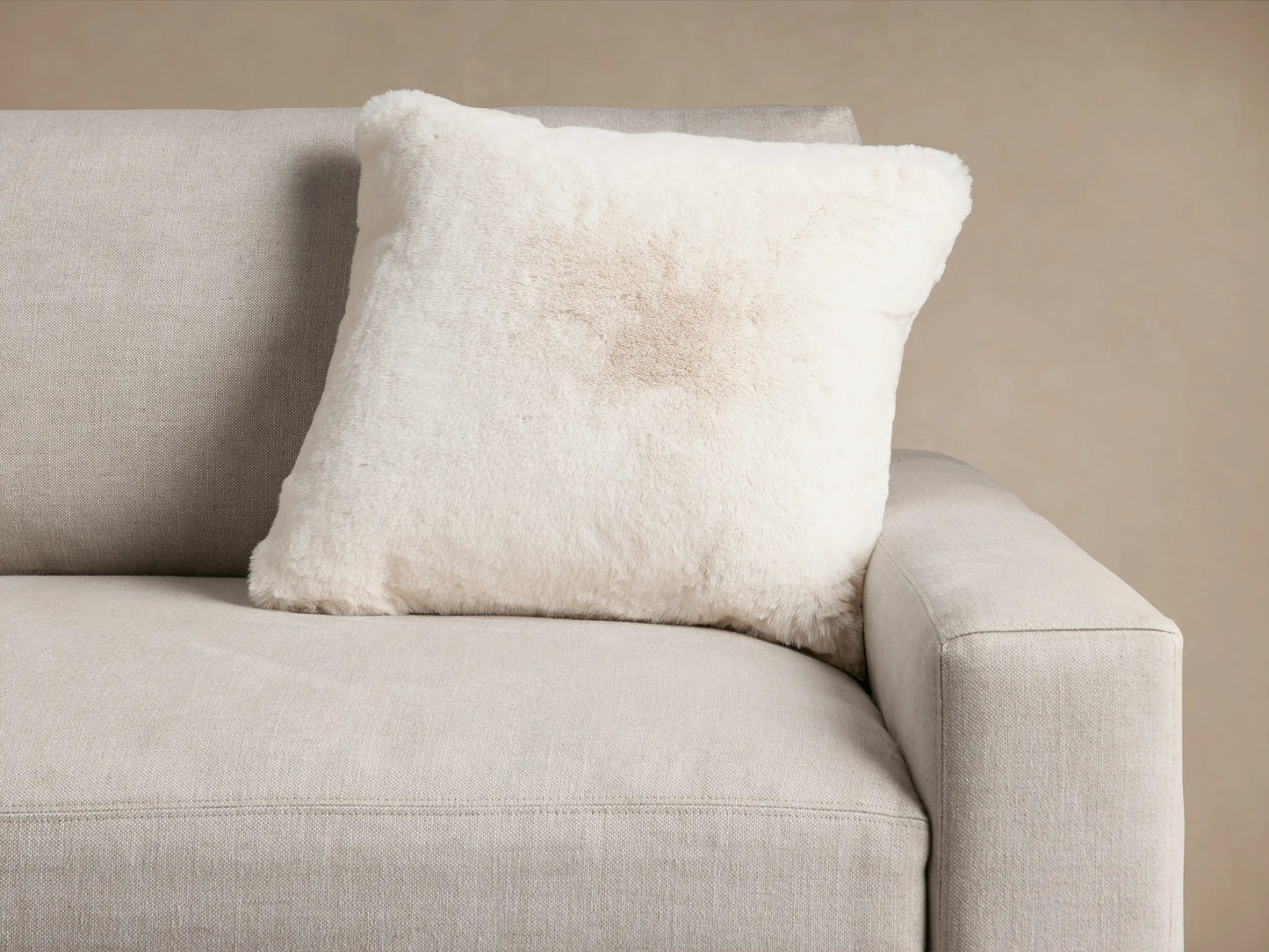 CloudFluff Ultra-Plush Rabbit Faux Fur Pillow Cover