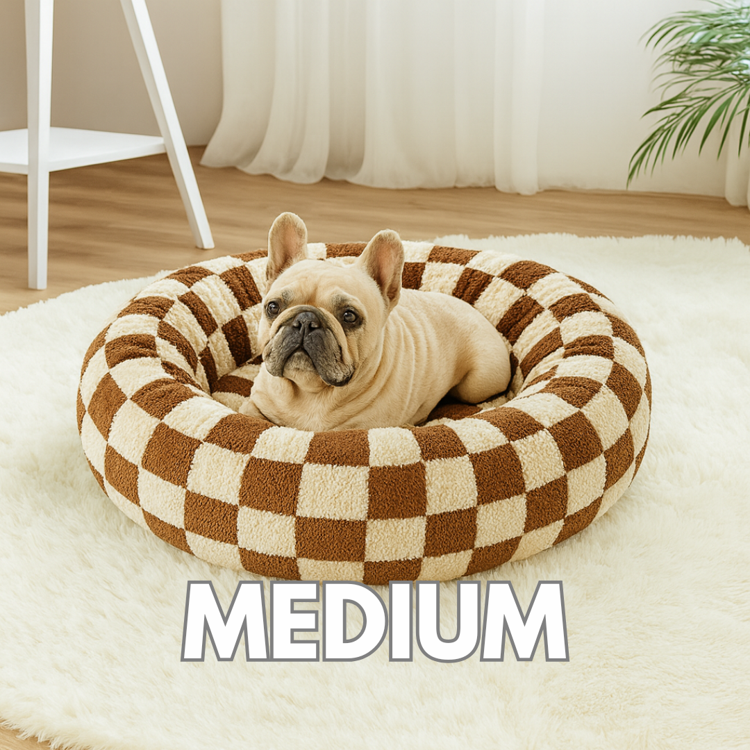 Cozy Calming Donut Pet Bed