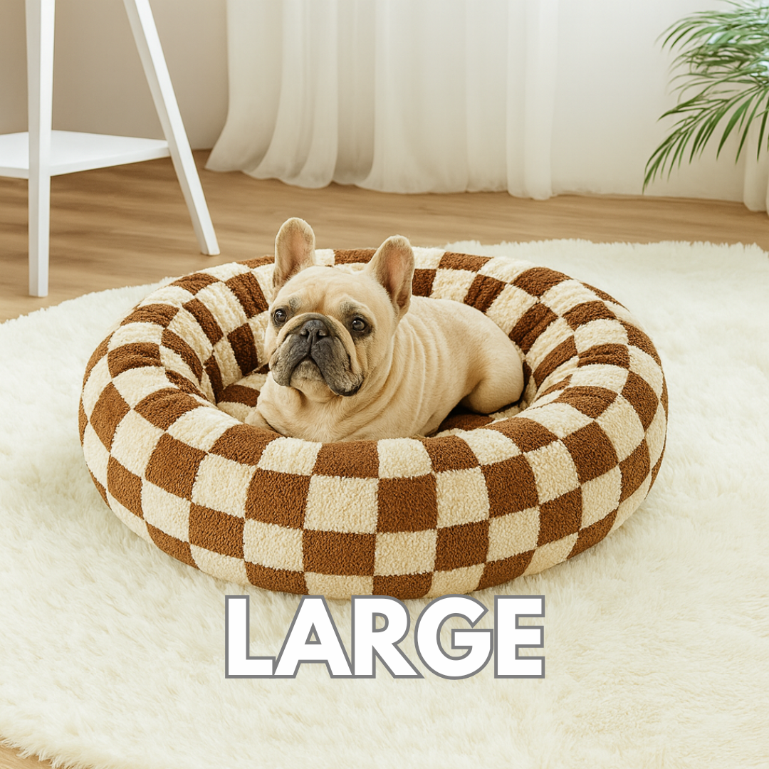 Cozy Calming Donut Pet Bed
