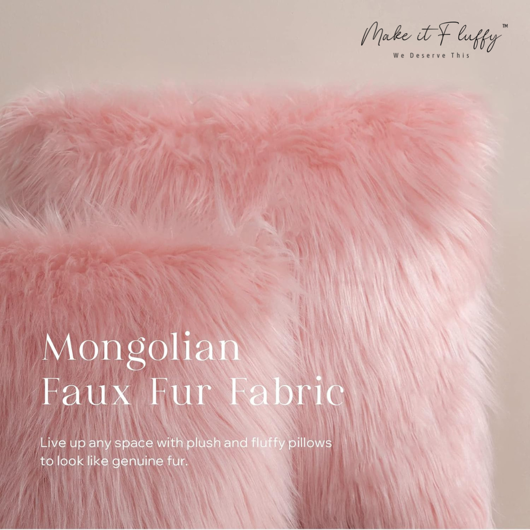 Chic Plush Faux Fur Home Pillow