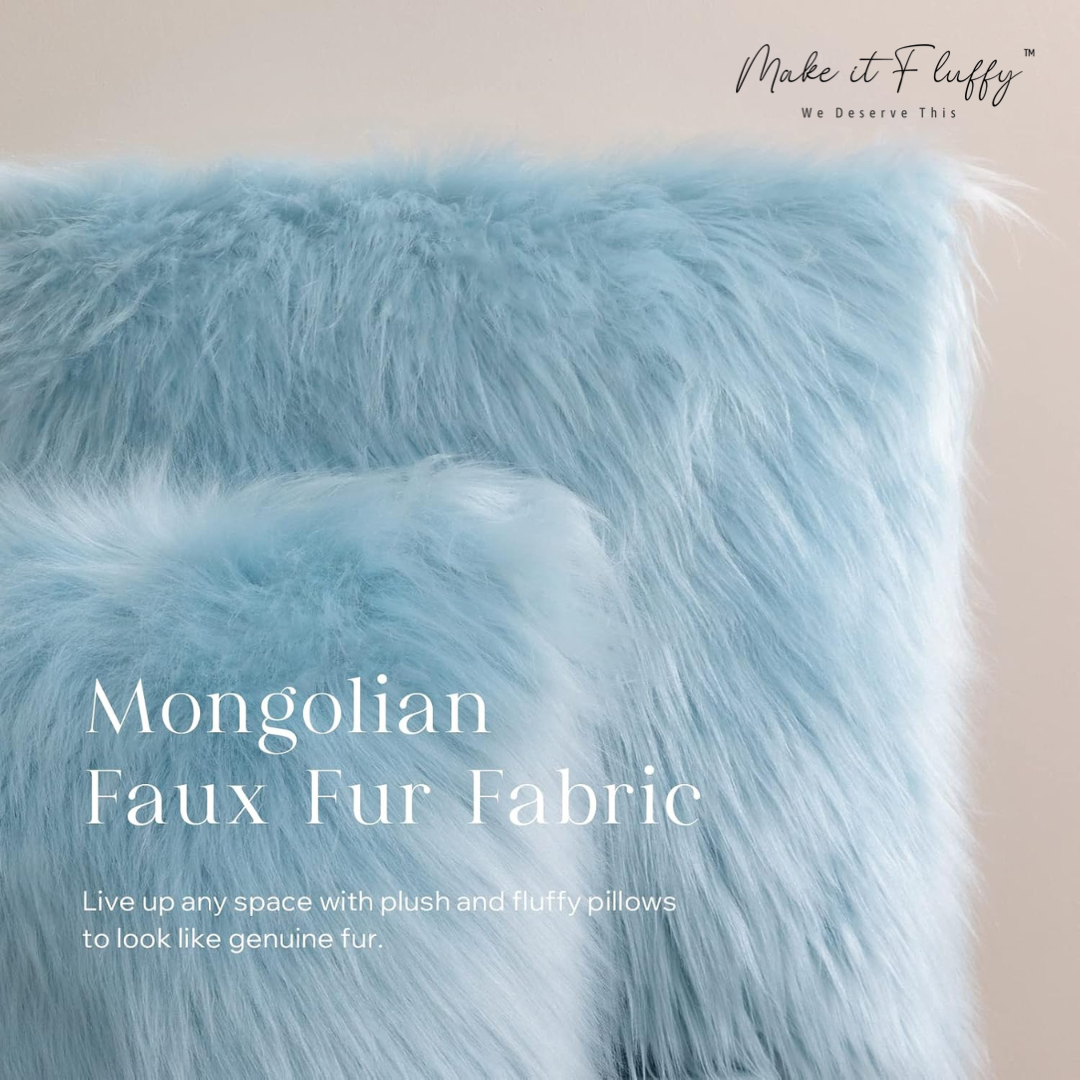 Chic Plush Faux Fur Home Pillow