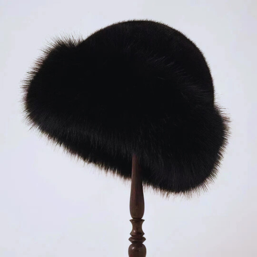 Classic Mongolian-Style Faux Fur Hat