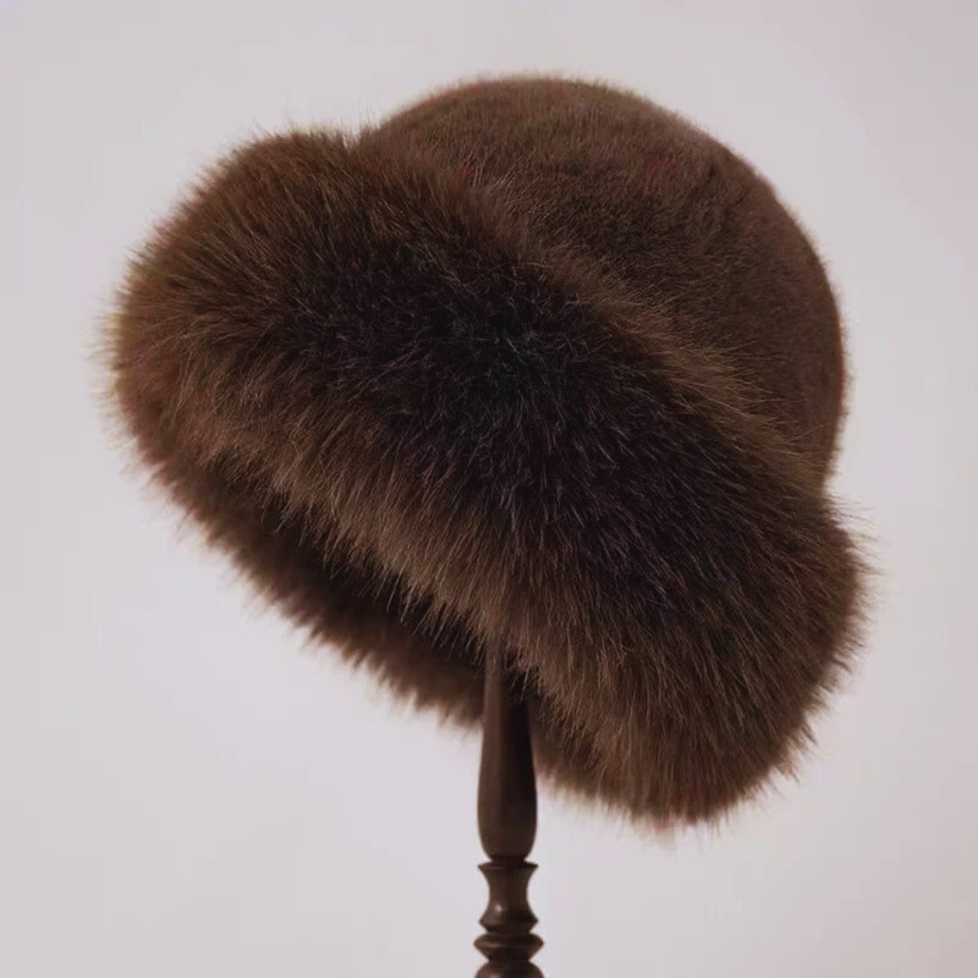 Classic Mongolian-Style Faux Fur Hat