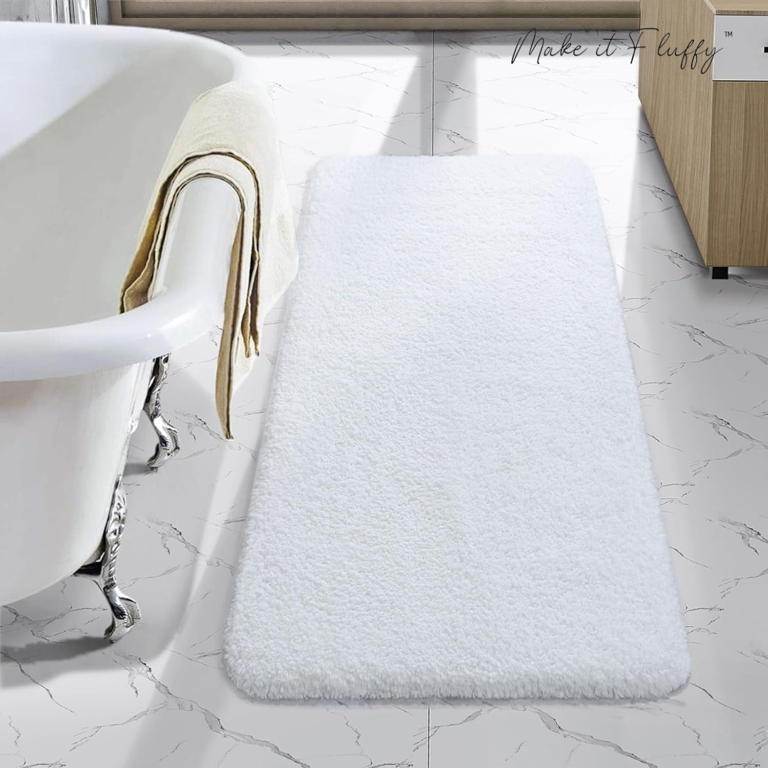 CloudFluff Bathroom Rug - UltraPlush Non-Slip
