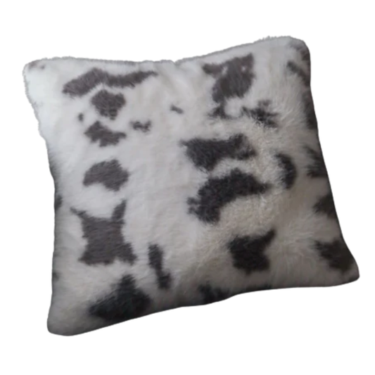 CloudFluff Zebra & Cowhide Faux Fur Cushion