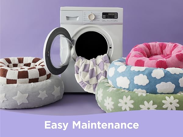 Cozy Calming Donut Pet Bed