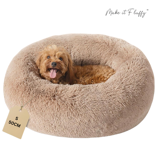 DreamNest Furry Friend Donut Bed