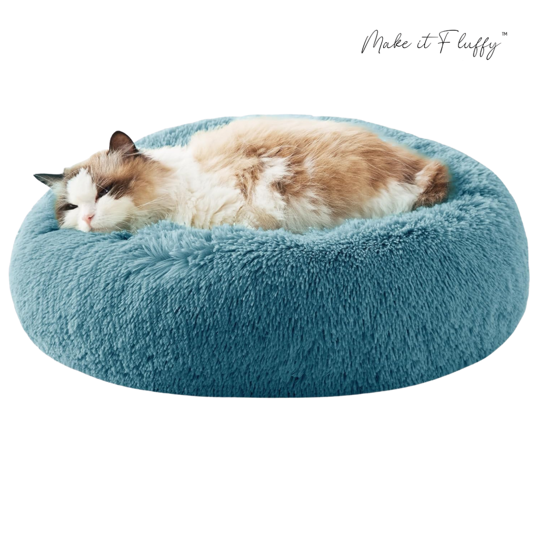 DreamNest Furry Friend Donut Bed
