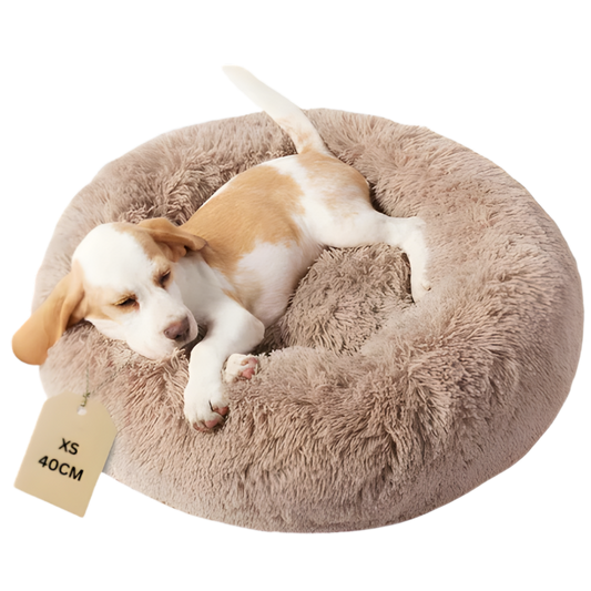 DreamNest Furry Friend Donut Bed