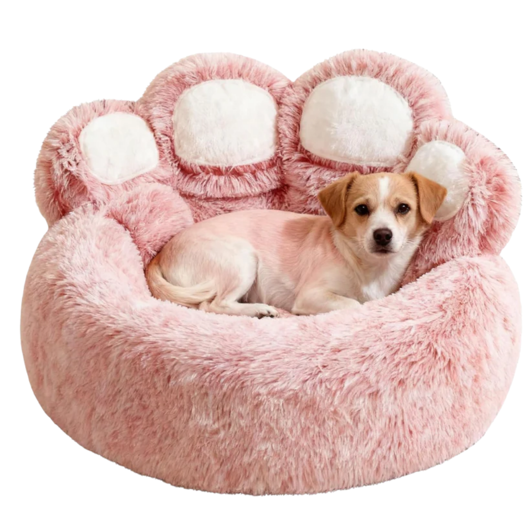 DreamNest Round Dog Bed - Plush Nest