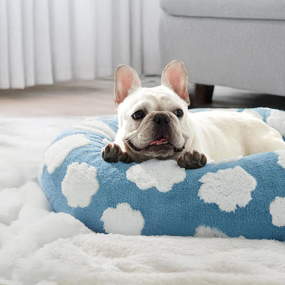 Cozy Calming Donut Pet Bed