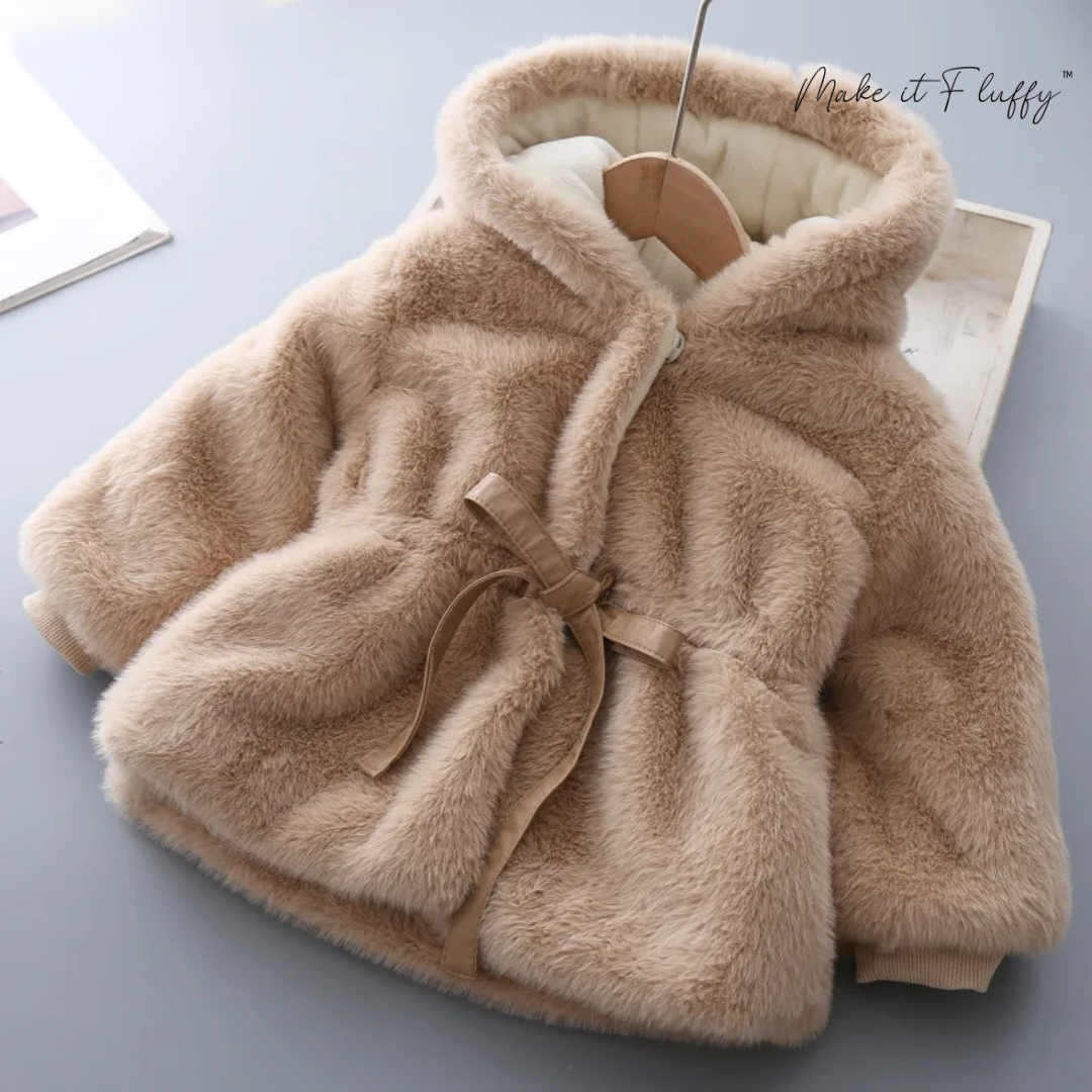 Kids' Faux Fur Hooded Winter Coat
