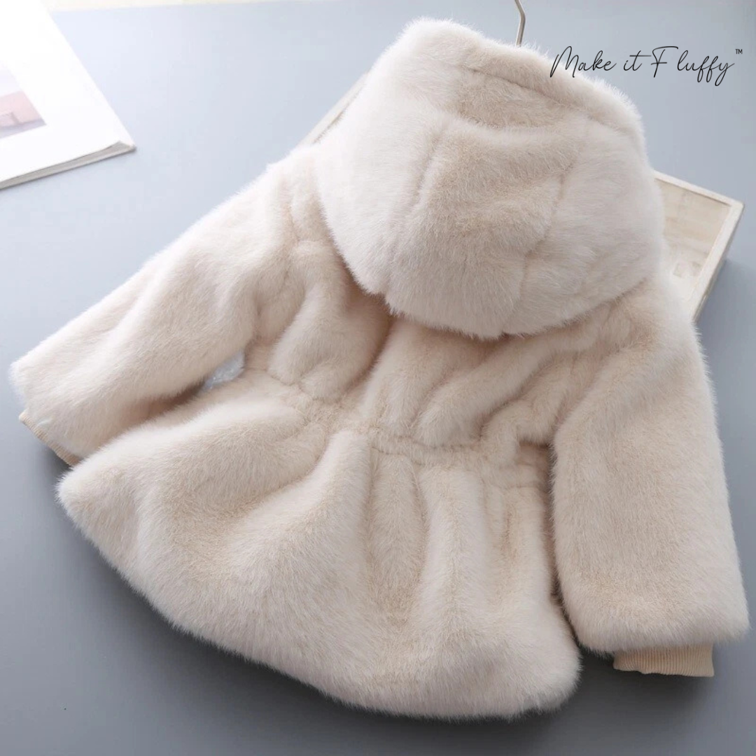 Kids' Faux Fur Hooded Winter Coat
