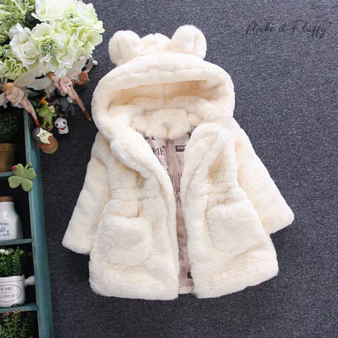 Kids' Fleece Faux Fur Hooded Parka