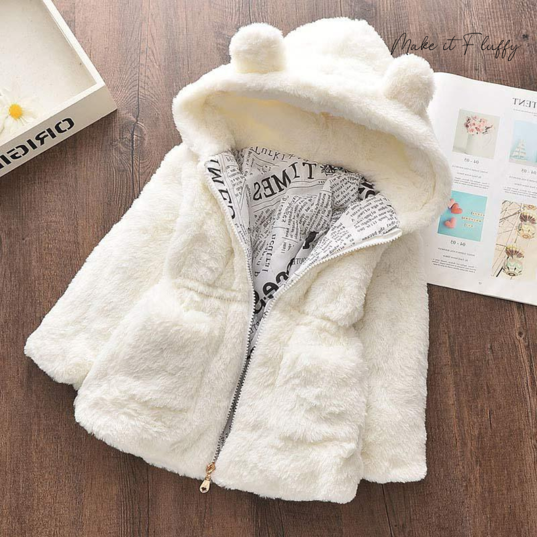 Kids' Fleece Faux Fur Hooded Parka