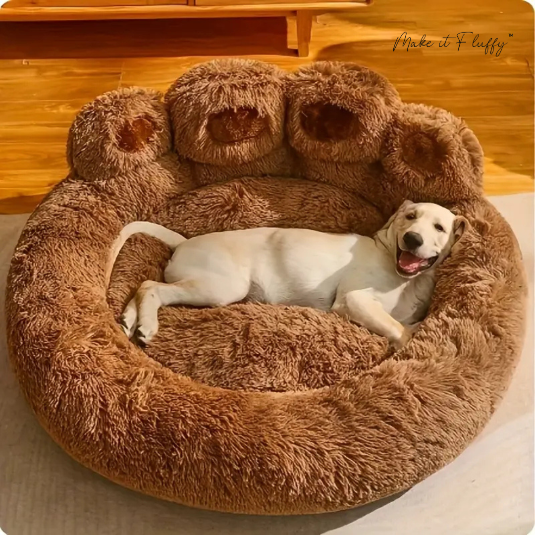 Large Round Dog Bed – Fuzzy Paw