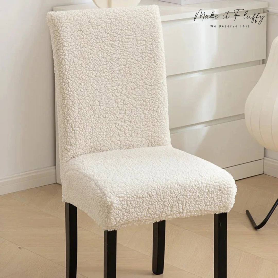 Luxe Sherpa Chair Cover – Elegance Meets Comfort