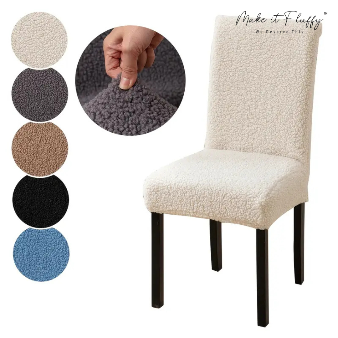 Luxe Sherpa Chair Cover – Elegance Meets Comfort