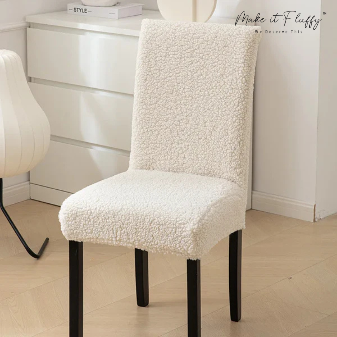 Luxe Sherpa Chair Cover – Elegance Meets Comfort
