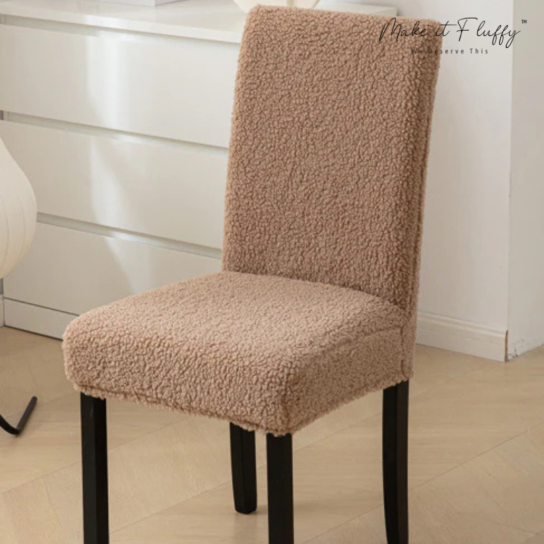 Luxe Sherpa Chair Cover – Elegance Meets Comfort