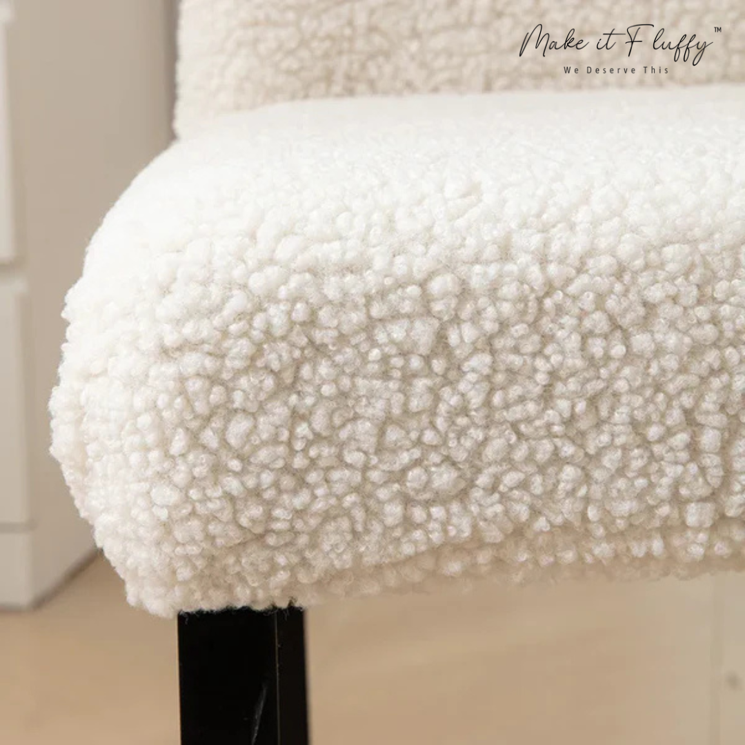 Luxe Sherpa Chair Cover – Elegance Meets Comfort