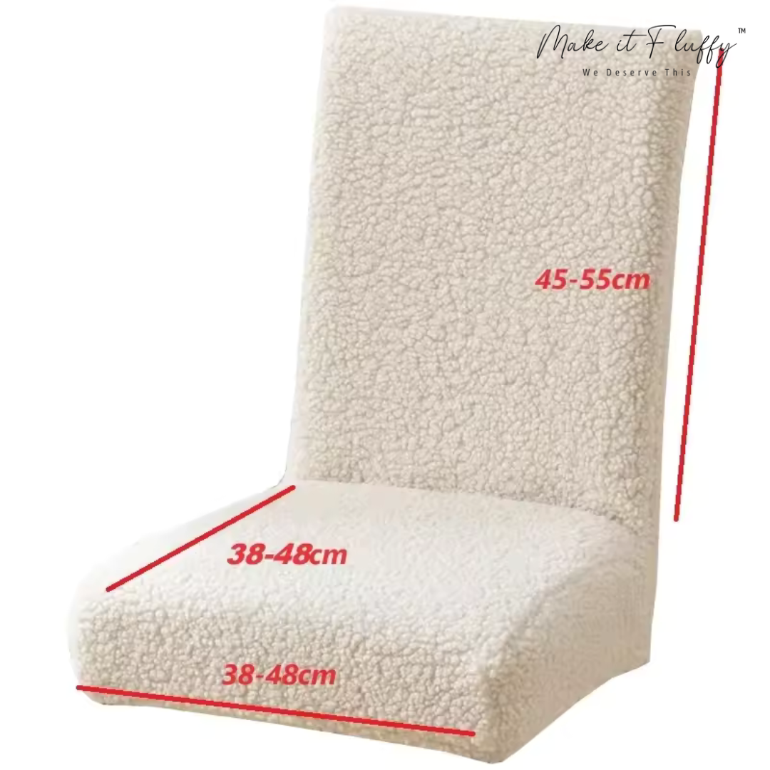 Luxe Sherpa Chair Cover – Elegance Meets Comfort