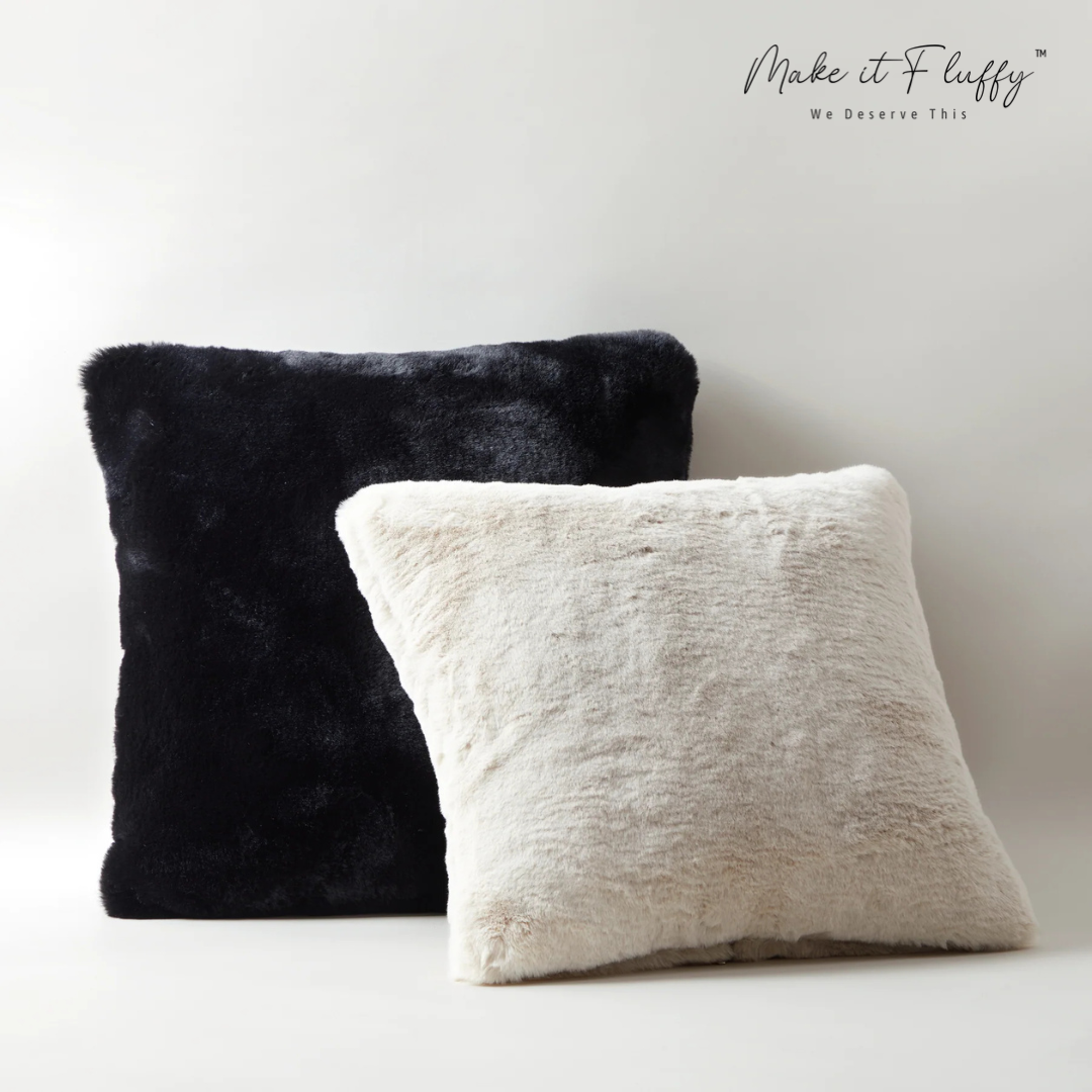 Luxury Plush Faux Fur Decorative Pillow