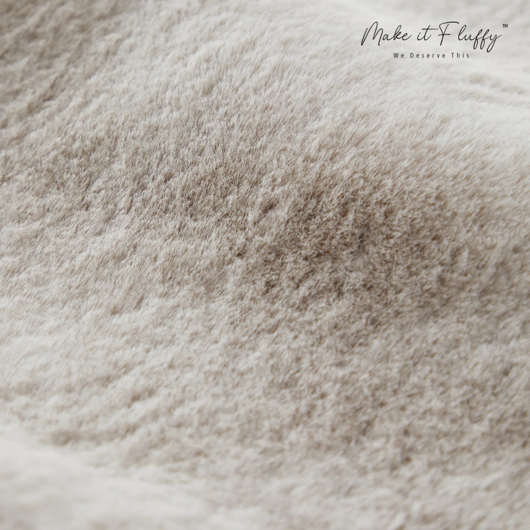 Luxury Plush Faux Fur Decorative Pillow