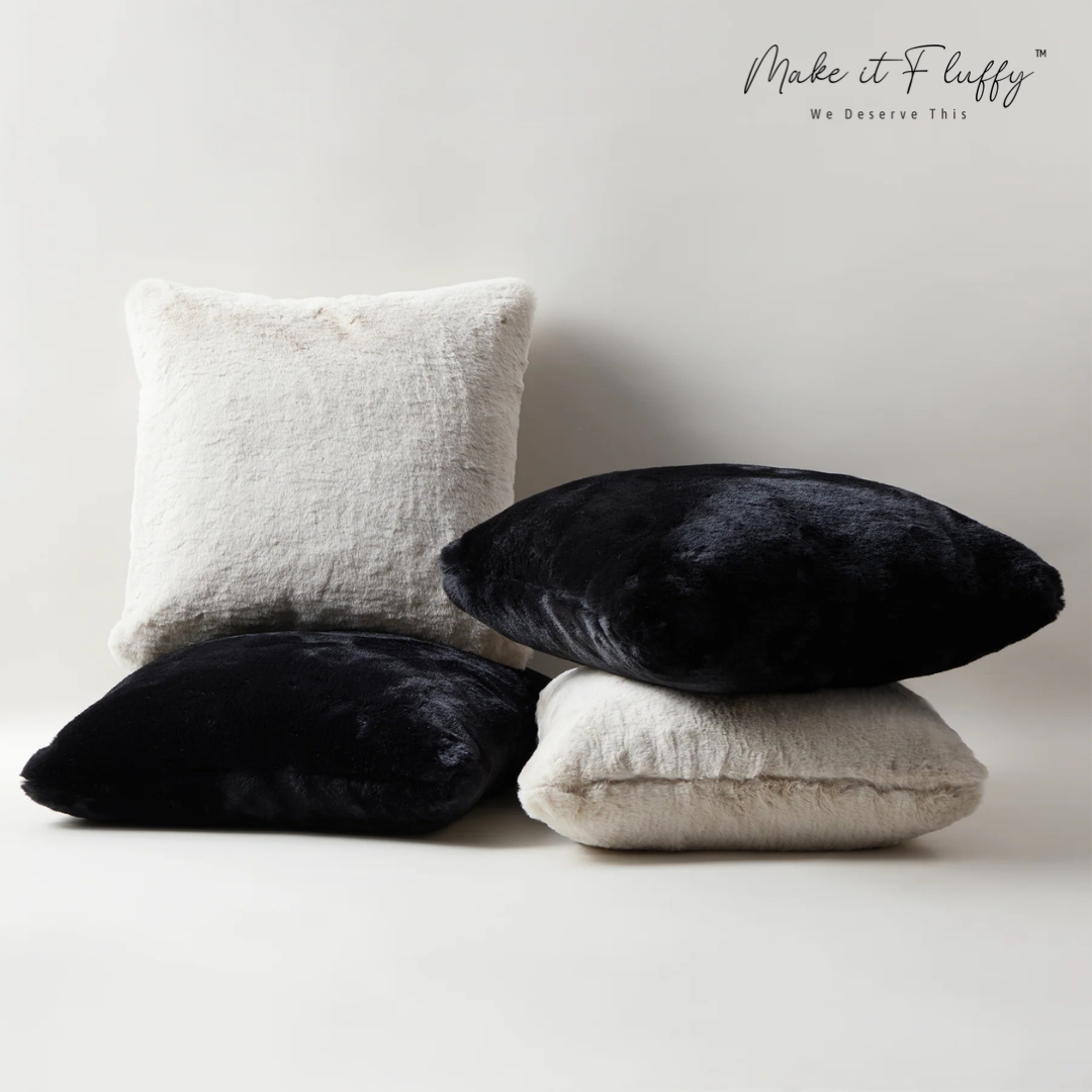 Luxury Plush Faux Fur Decorative Pillow