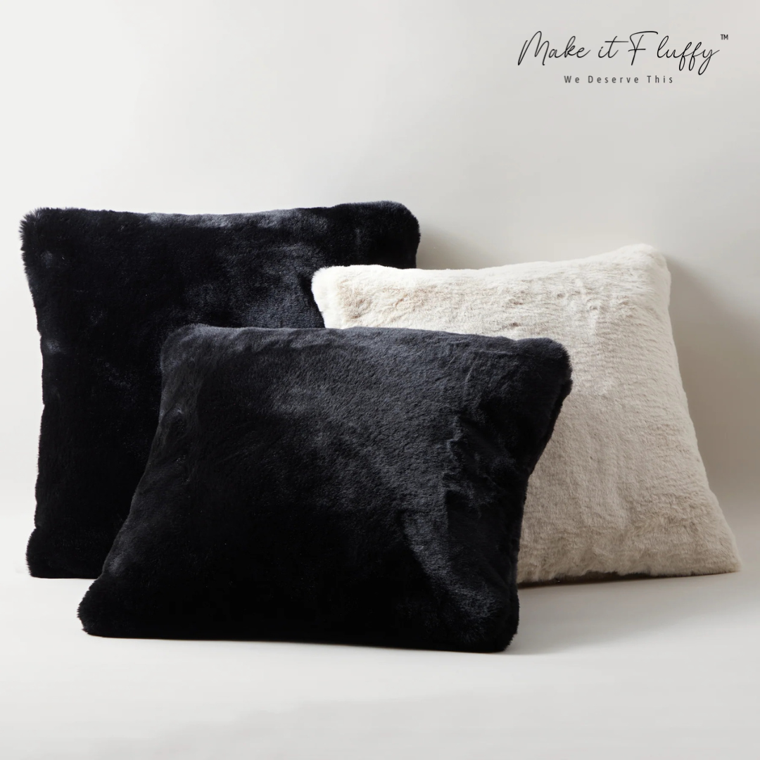 Luxury Plush Faux Fur Decorative Pillow
