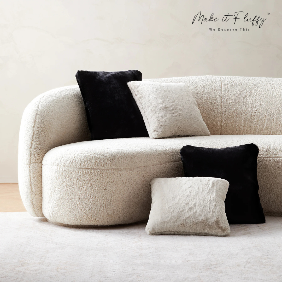Luxury Plush Faux Fur Decorative Pillow