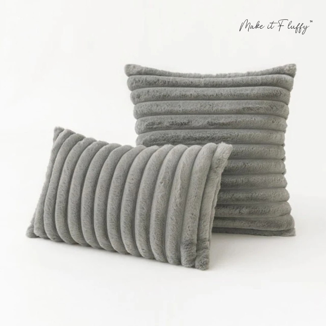 Luxury Rabbit Faux Fur Pillow Cover – Soft & Plush Cushion Case