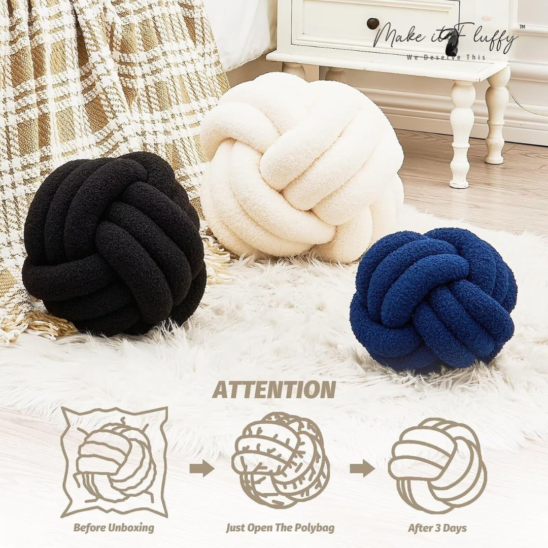 Modern Art Knot Pillow