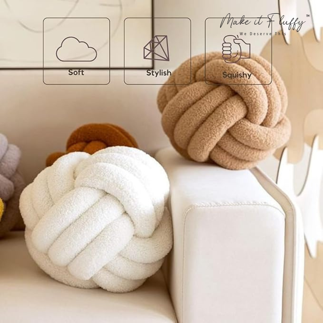 Modern Art Knot Pillow
