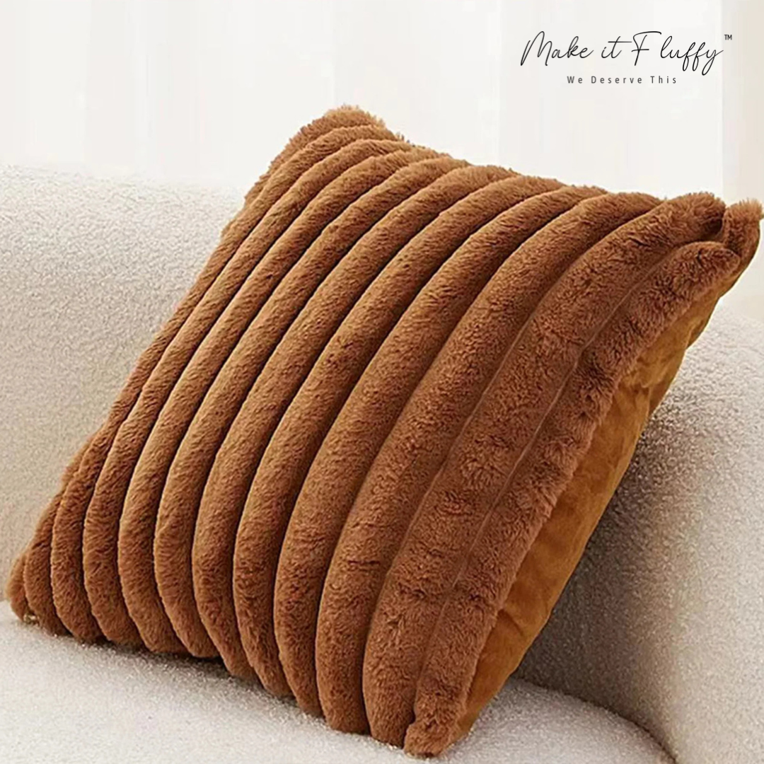 Premium Faux Fur Decorative Cushion Cover
