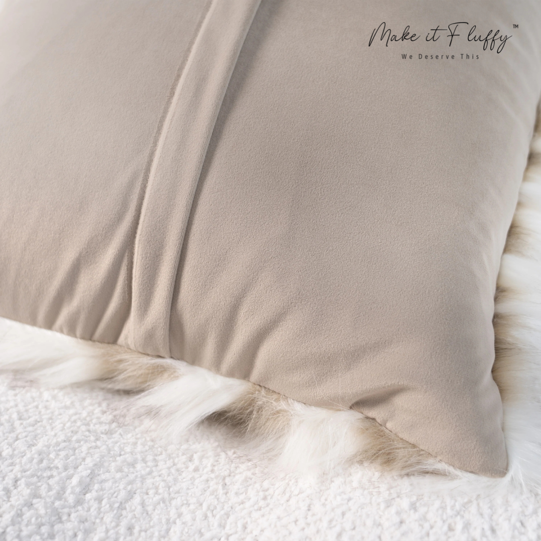 Premium Faux Fur Decorative Cushion Cover