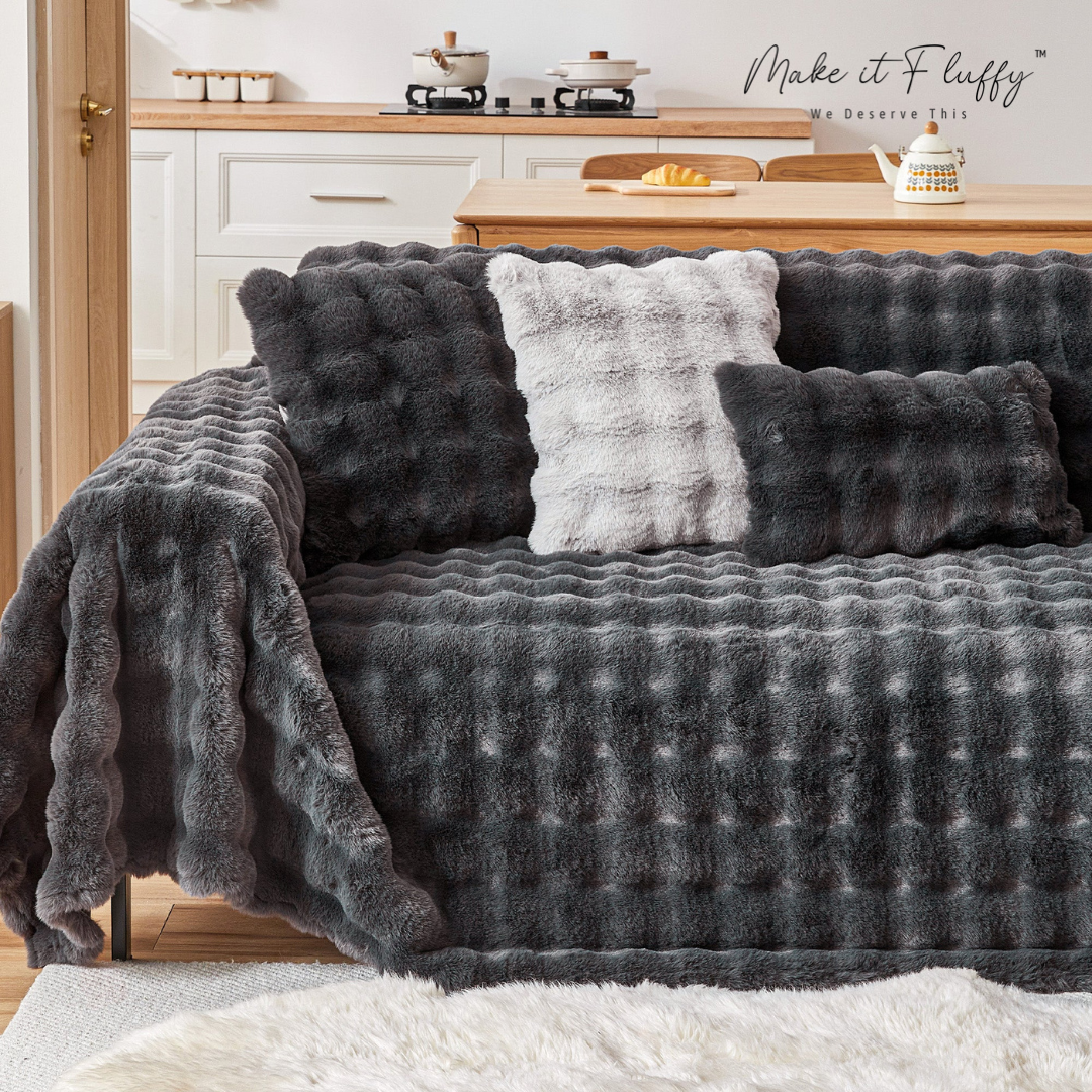Premium Faux Fur Decorative Cushion Cover
