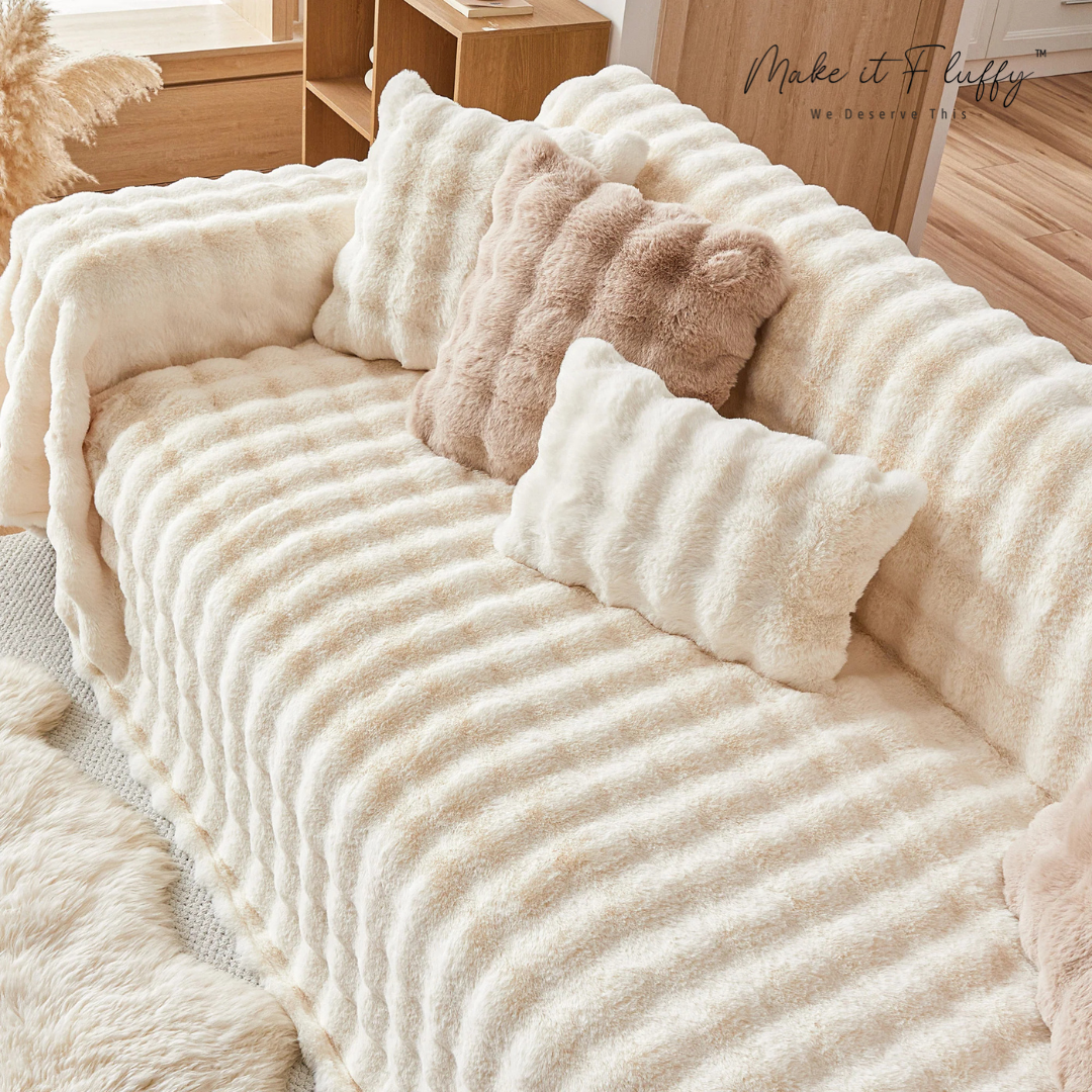 Premium Faux Fur Decorative Cushion Cover