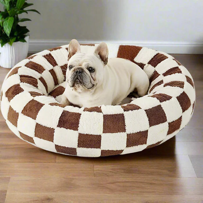 Cozy Calming Donut Pet Bed