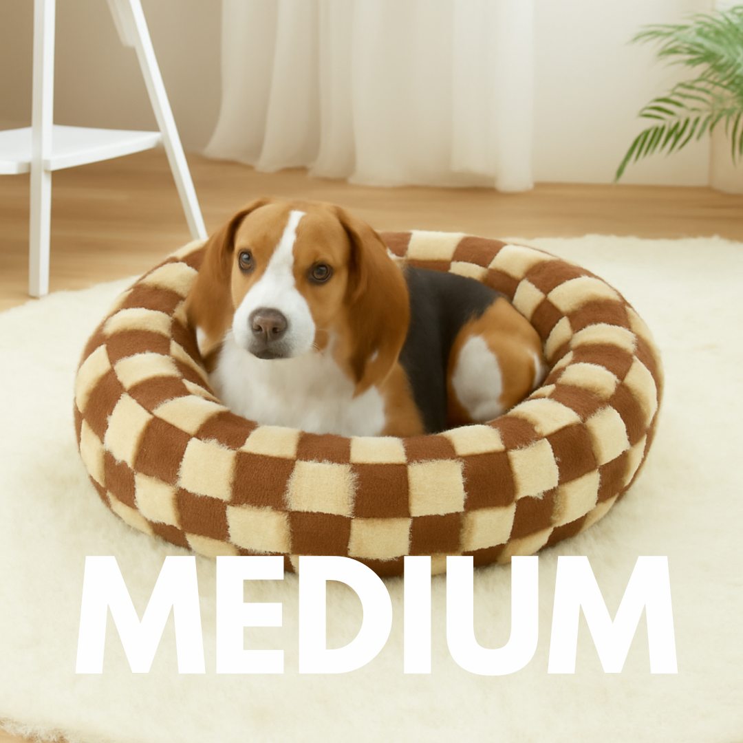 Cozy Calming Donut Pet Bed