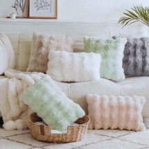Premium Faux Fur Decorative Cushion Cover