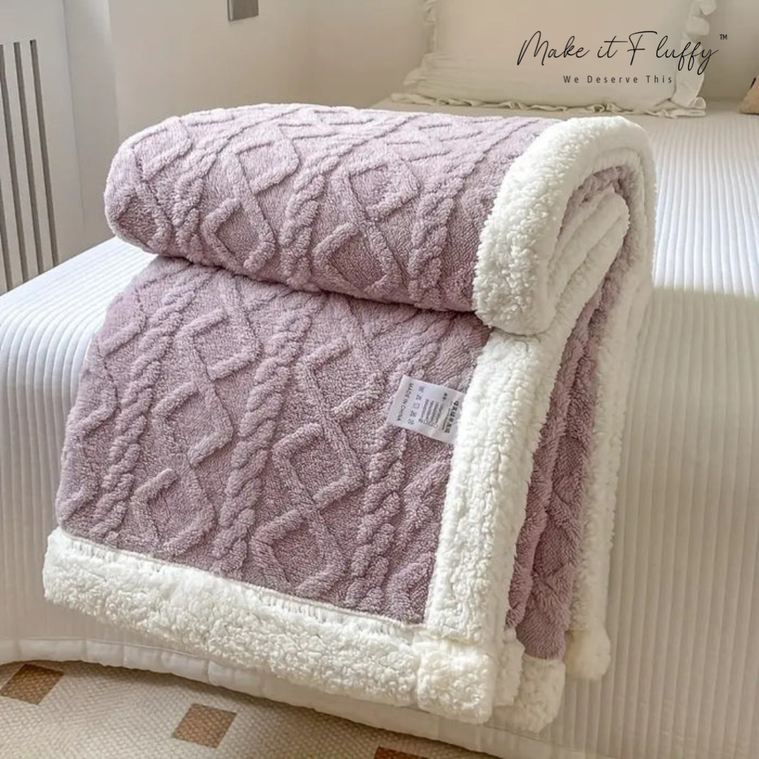 Warm & Fluffy Sherpa Fleece Blanket