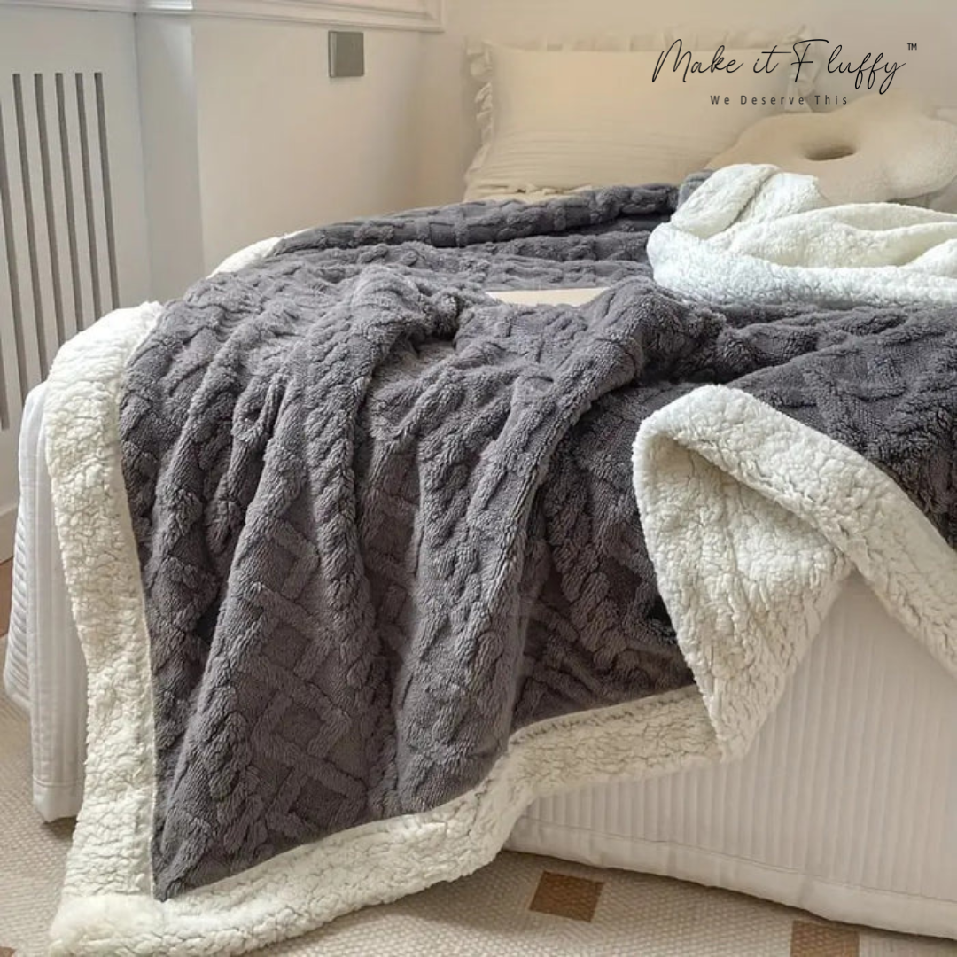 Warm & Fluffy Sherpa Fleece Blanket